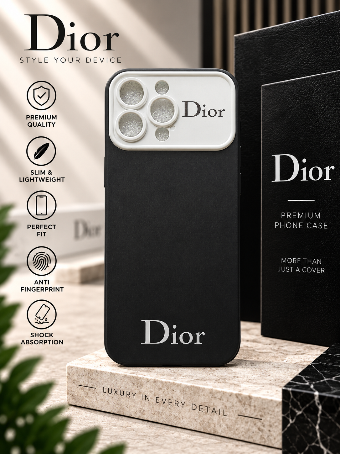 Dior Print Soft Case for iPhone 13 Pro