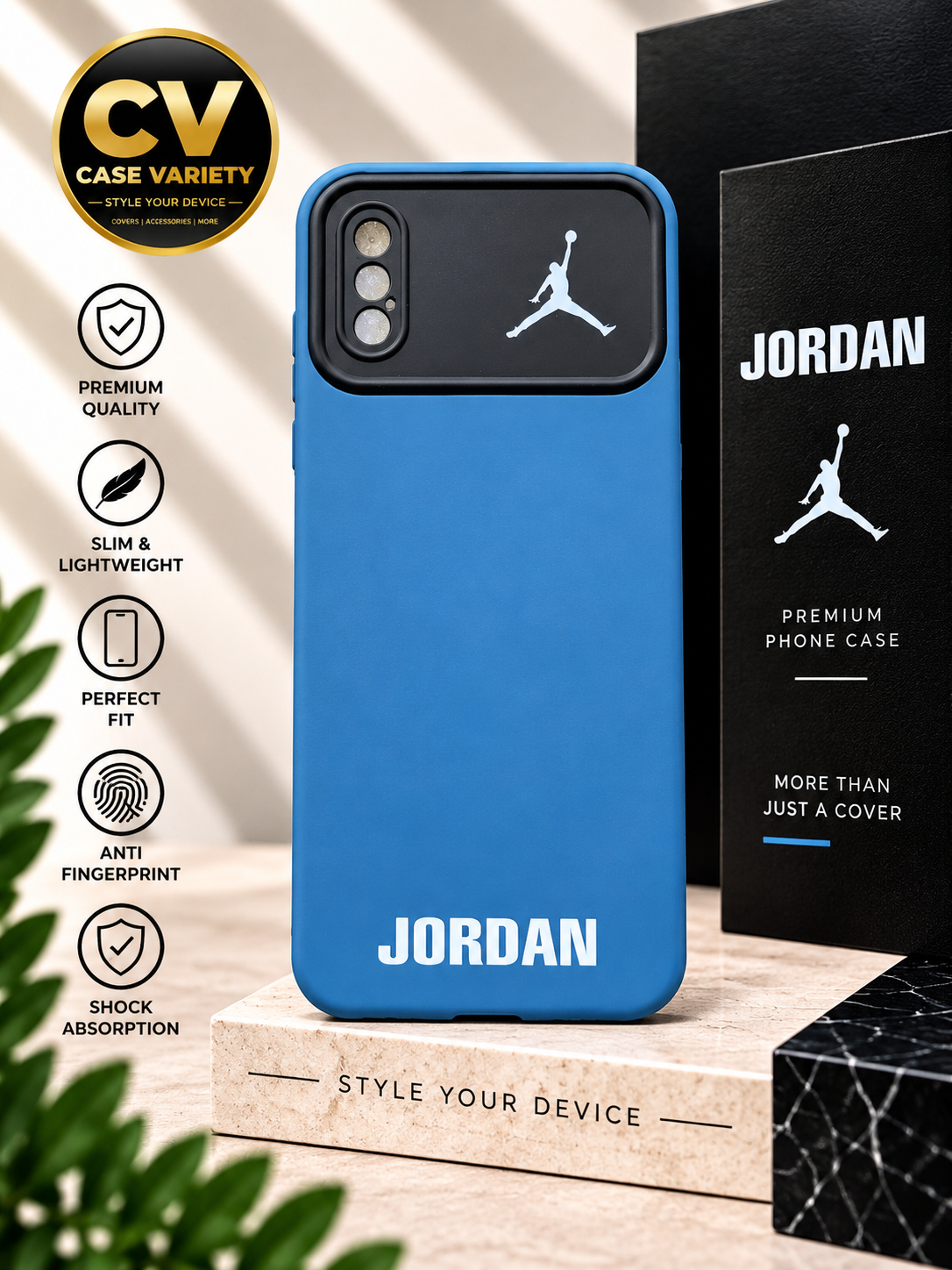 Jordan Print Soft Case for iPhone X & Xs