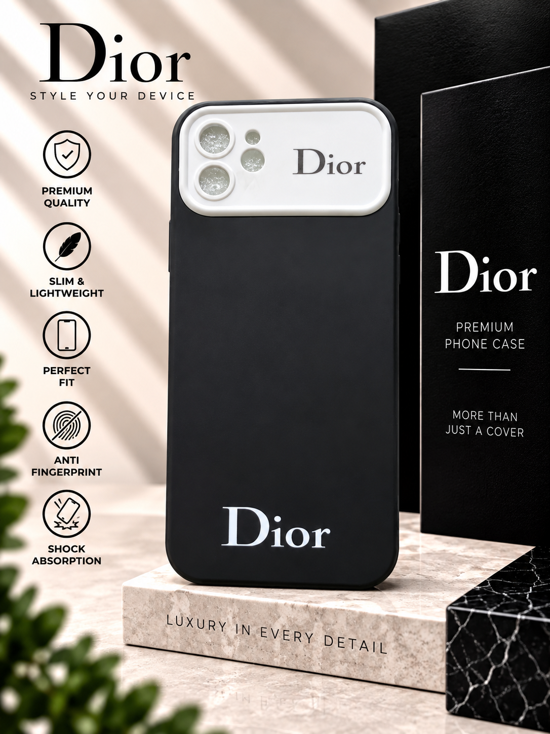 Dior Print Soft Case for iPhone 12