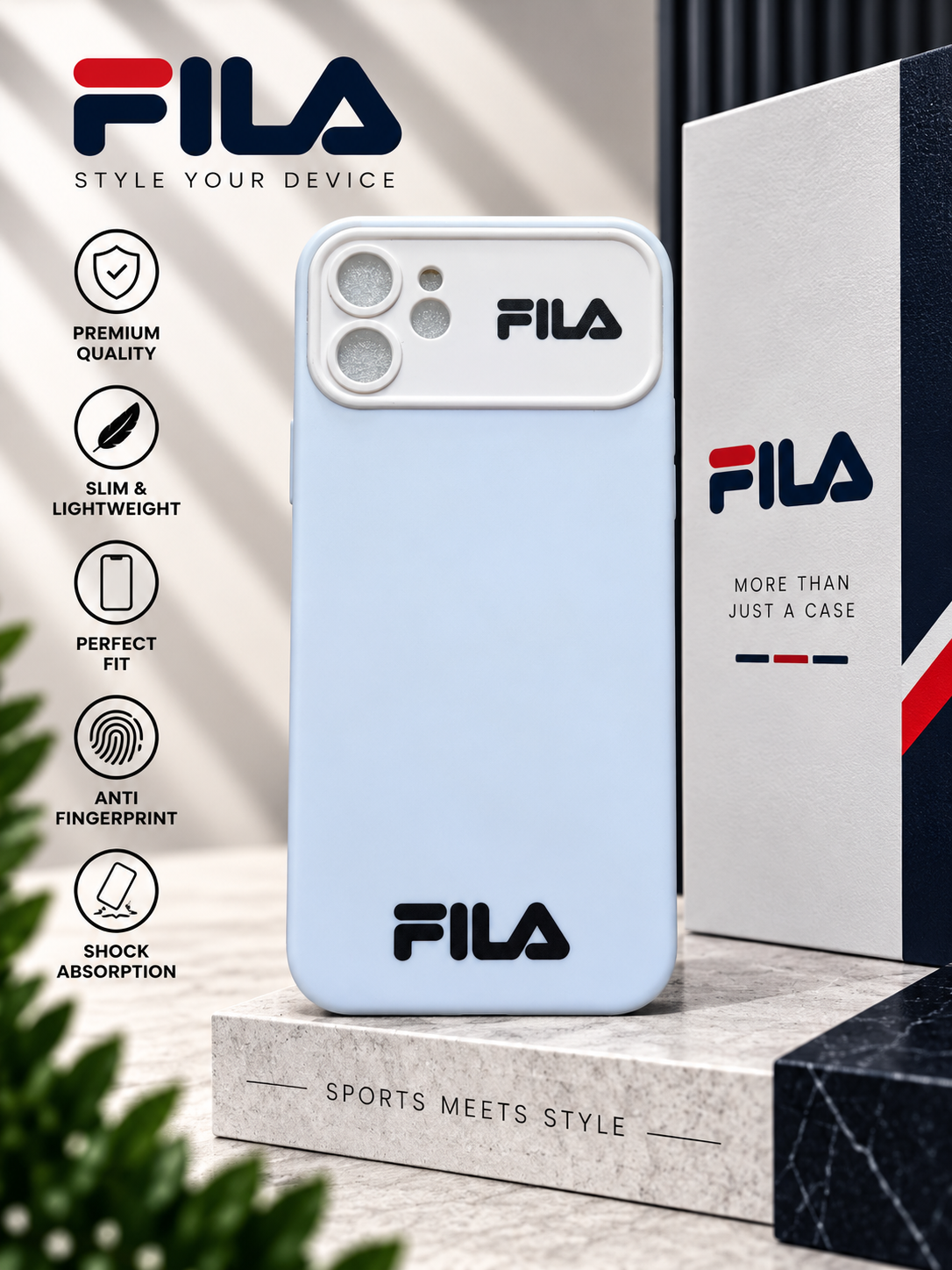 Fila Print Soft Case for iPhone 11