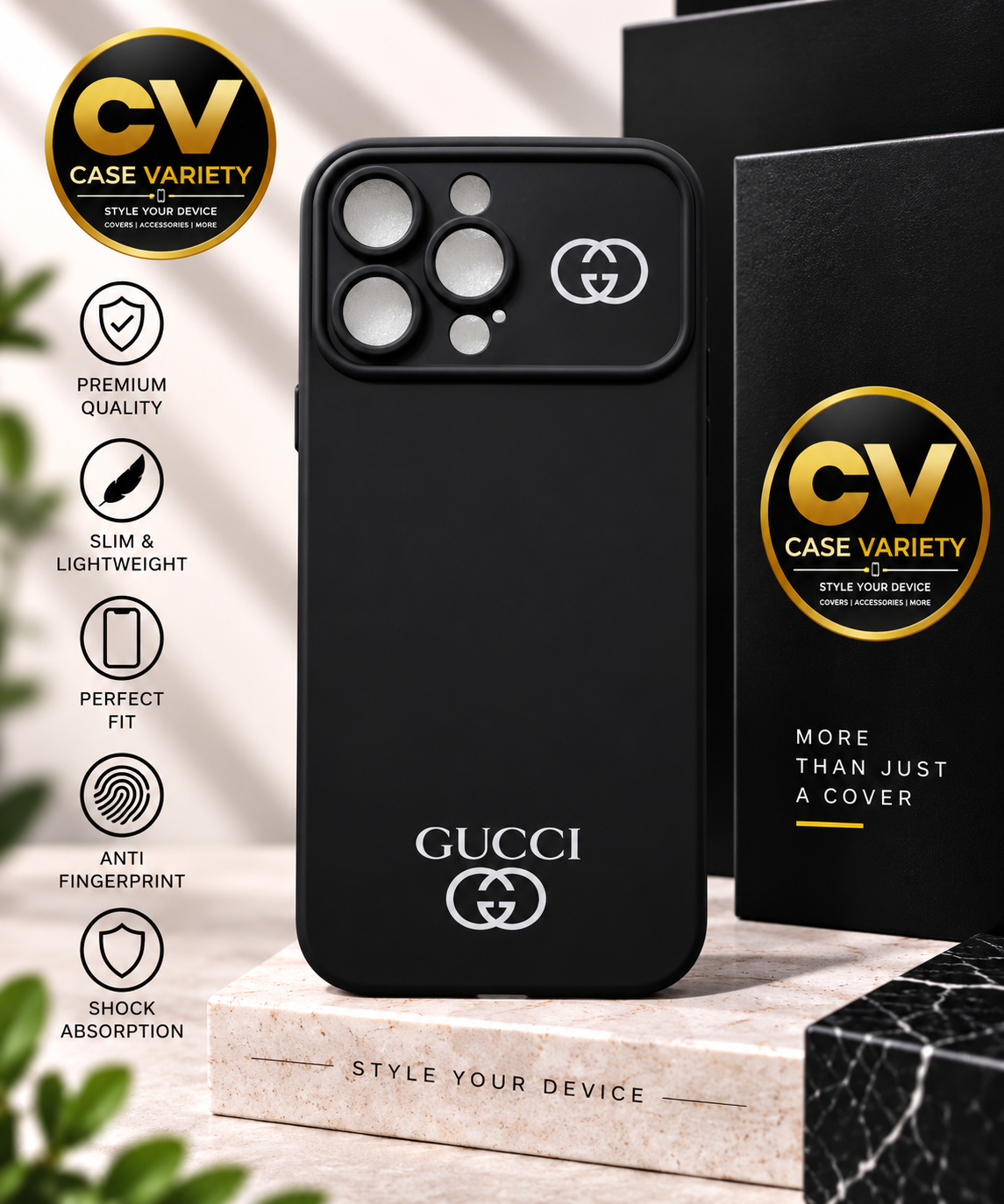 Gucci Print Soft Case for iPhone 14 Pro